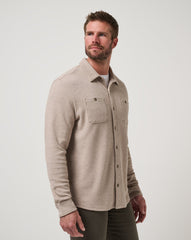 Cloud Waffle Shirt Jacket