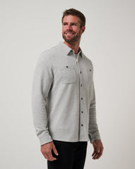 Cloud Waffle Shirt Jacket