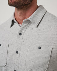 Cloud Waffle Shirt Jacket