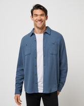 Cloud Waffle Shirt Jacket