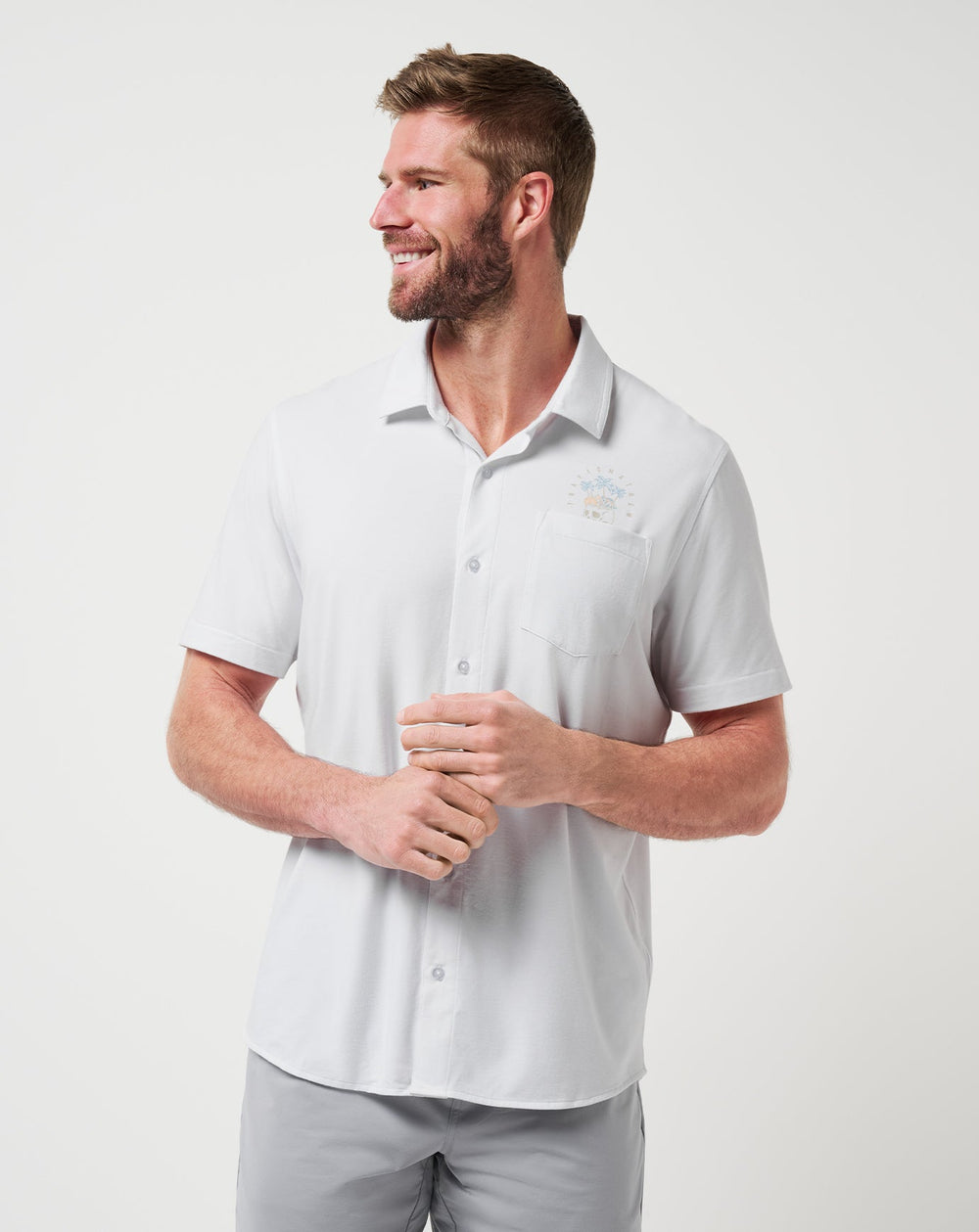 Poolside Pitcher Button-Up