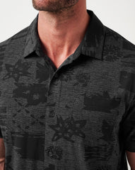 Knit Gravitation Button-Up