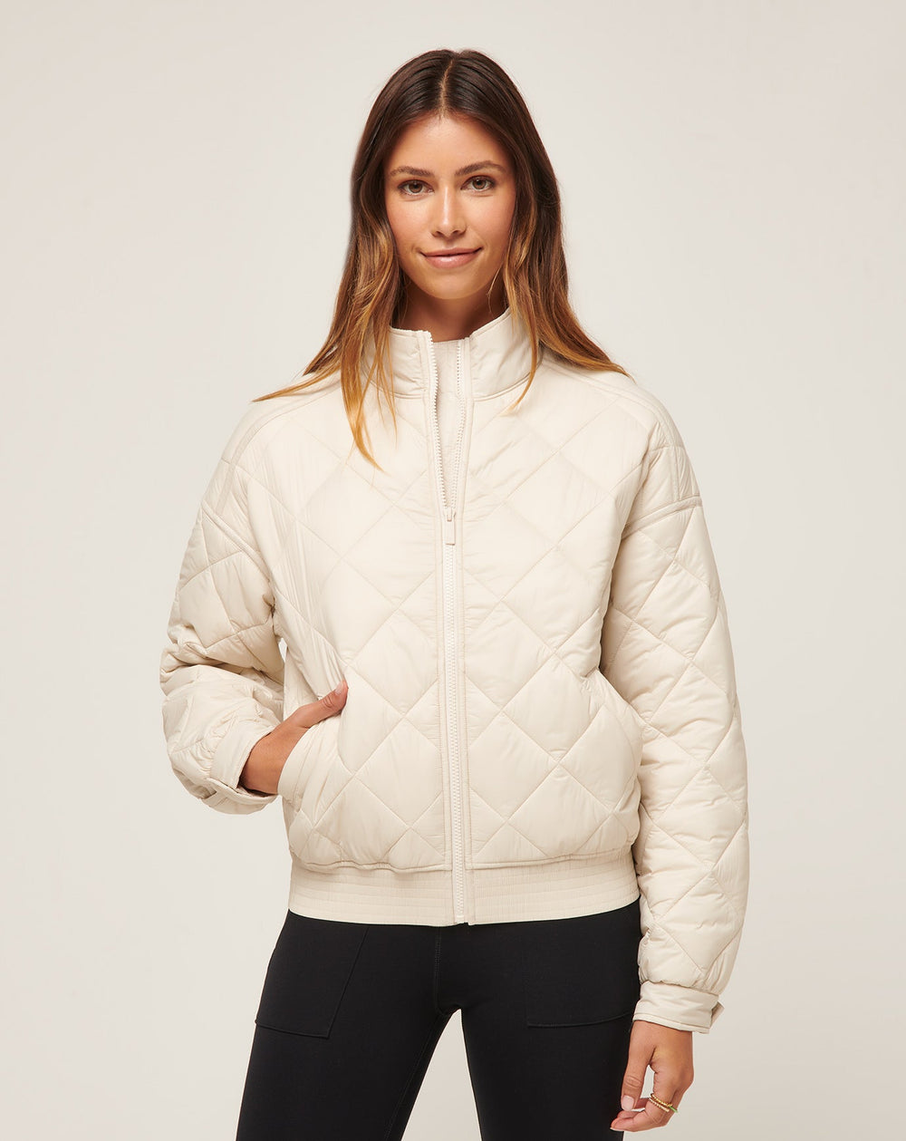 Lights At Night Quilted Jacket