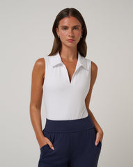 Skyloft Light Sleeveless Polo