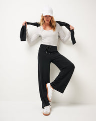 Cloud Terry Wide Leg Pant