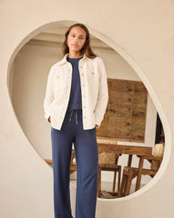 Cloud Terry Wide Leg Pant