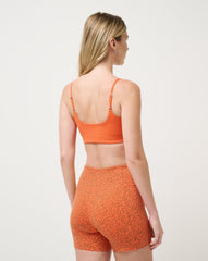 Ablaze Ribbed Bra Top