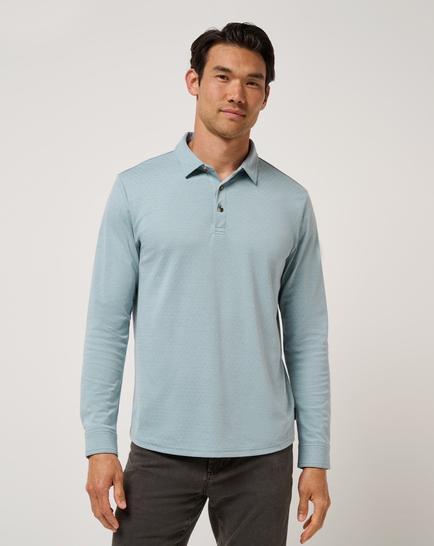Handsome Town Long Sleeve Polo