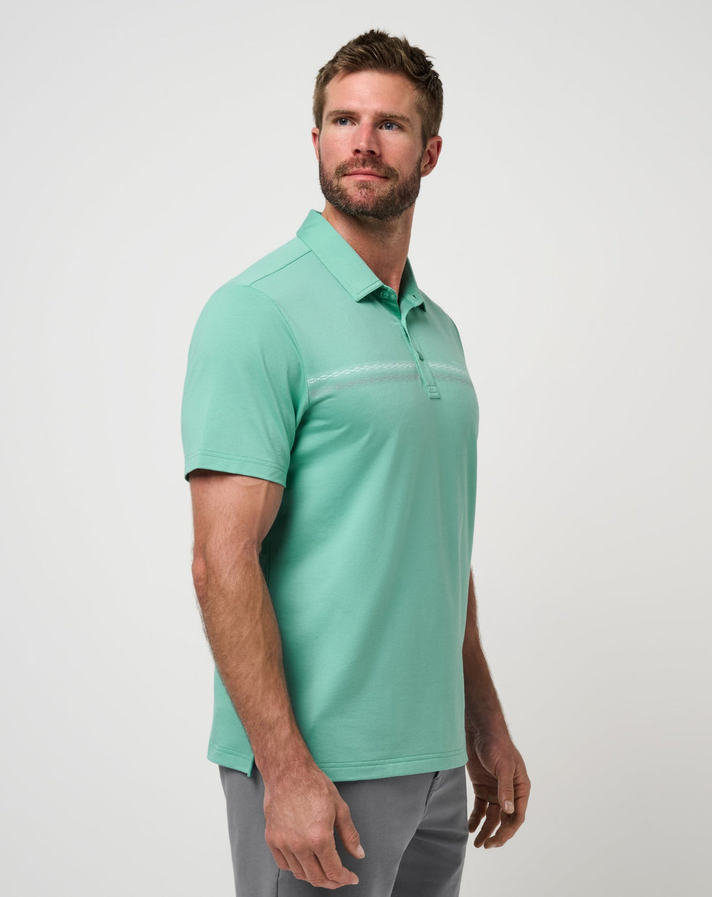 Featherweight Chest Stripe Polo