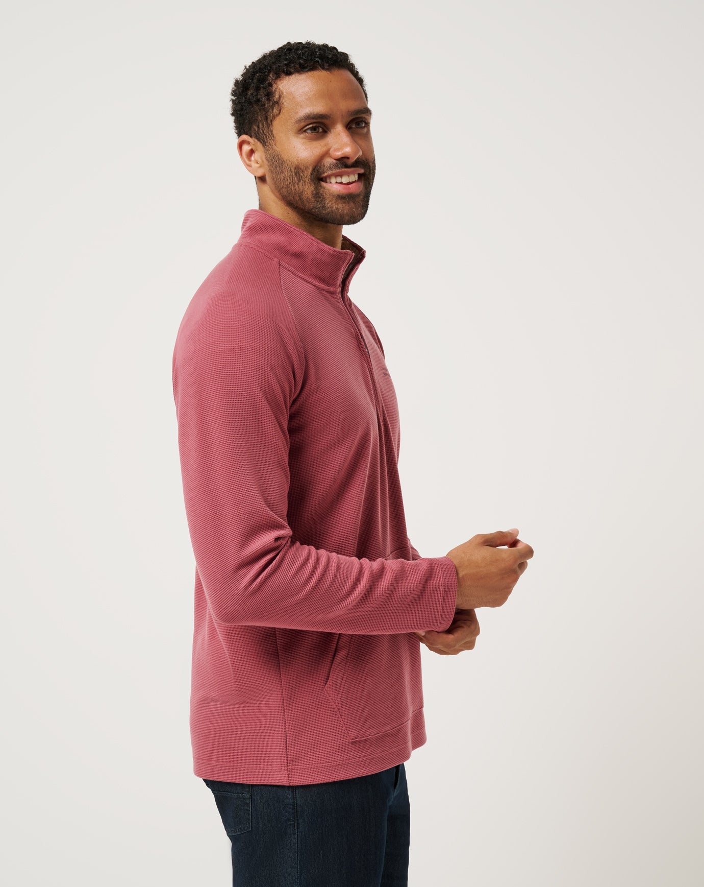 Performance Waffle Quarter Zip