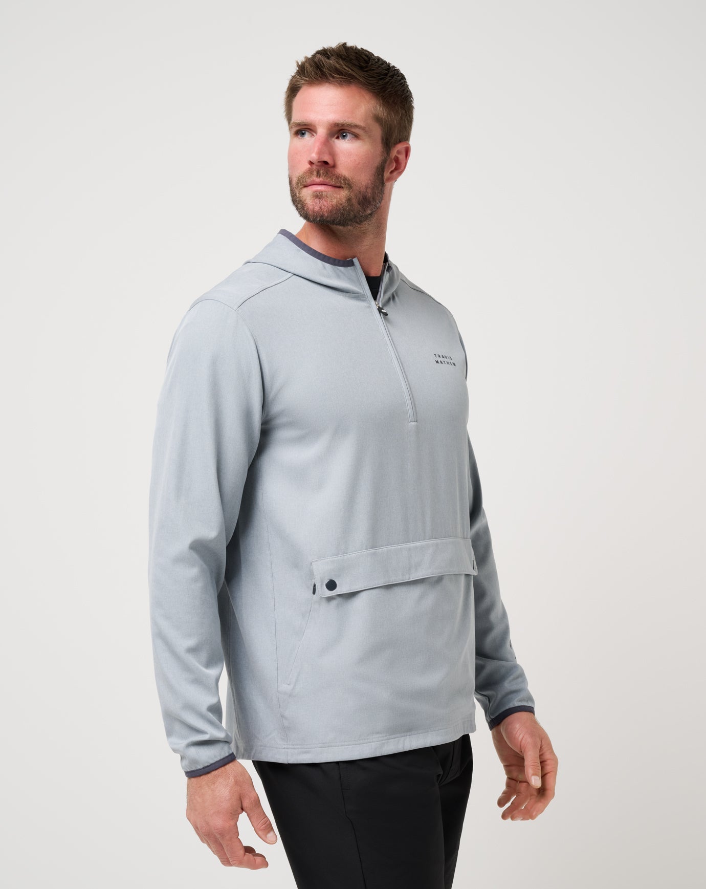 Out Of Pocket Hooded Quarter Zip