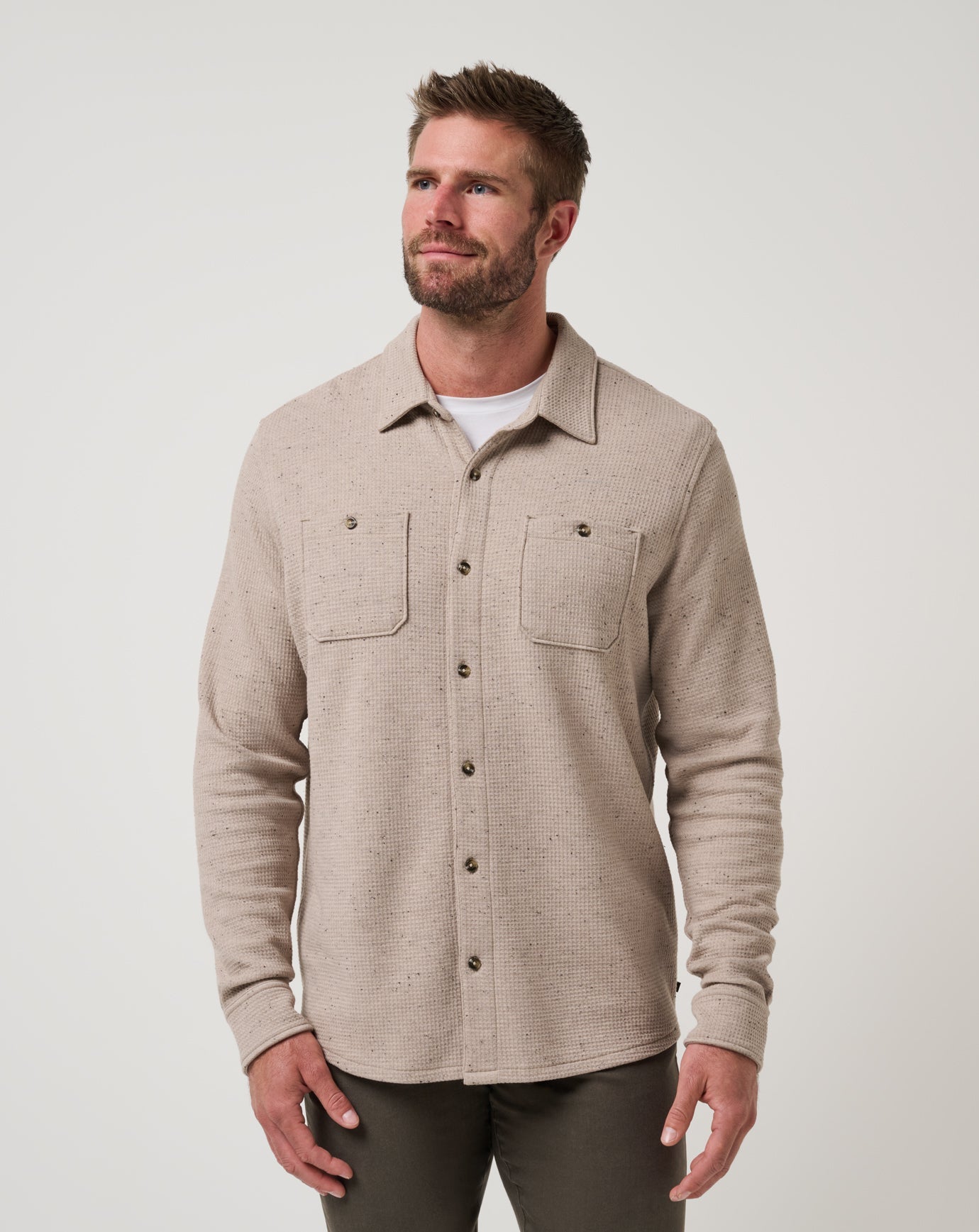 Cloud Waffle Shirt Jacket