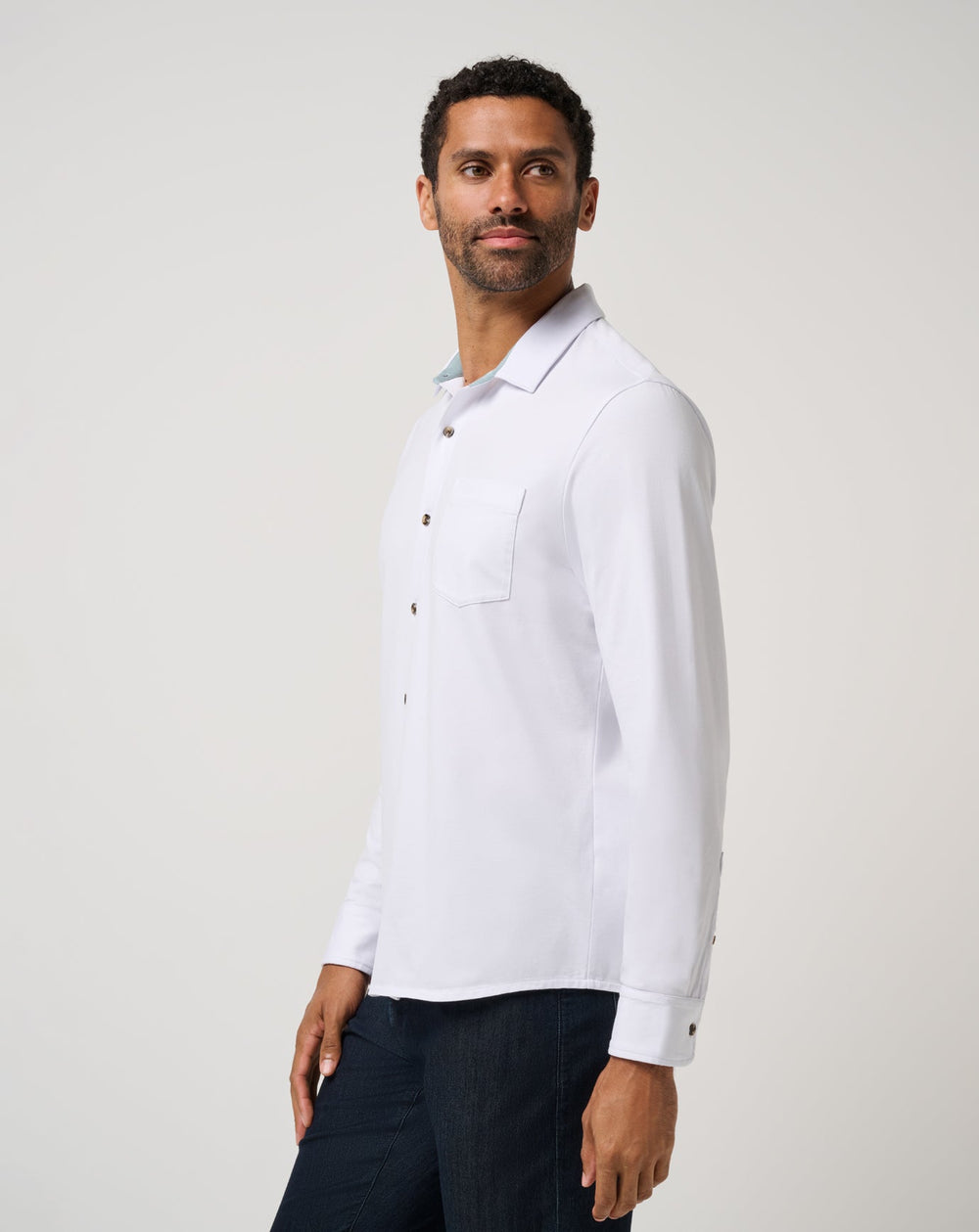 Comfortknit TM Social Club Button-Up