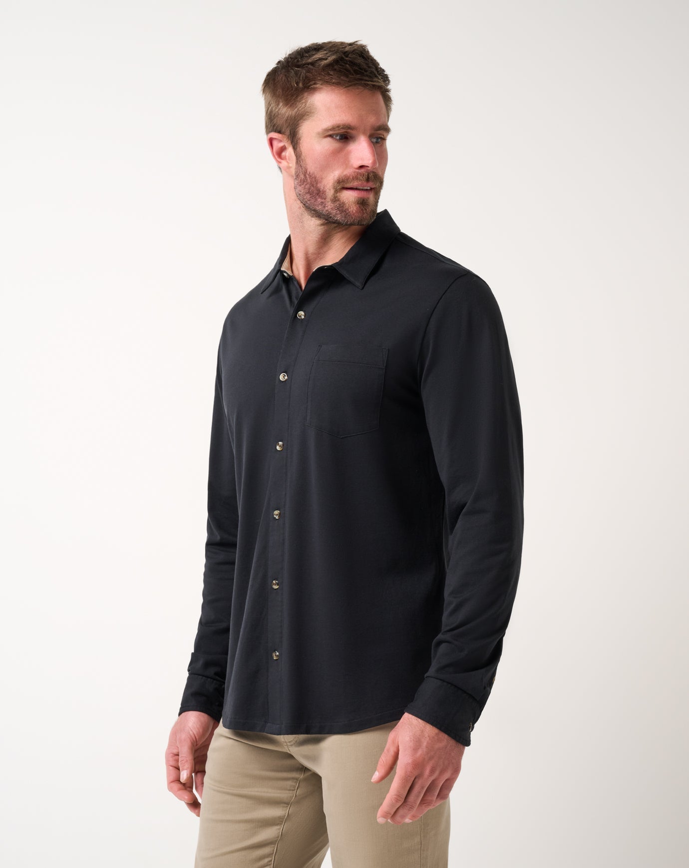 Comfortknit TM Social Club Button-Up