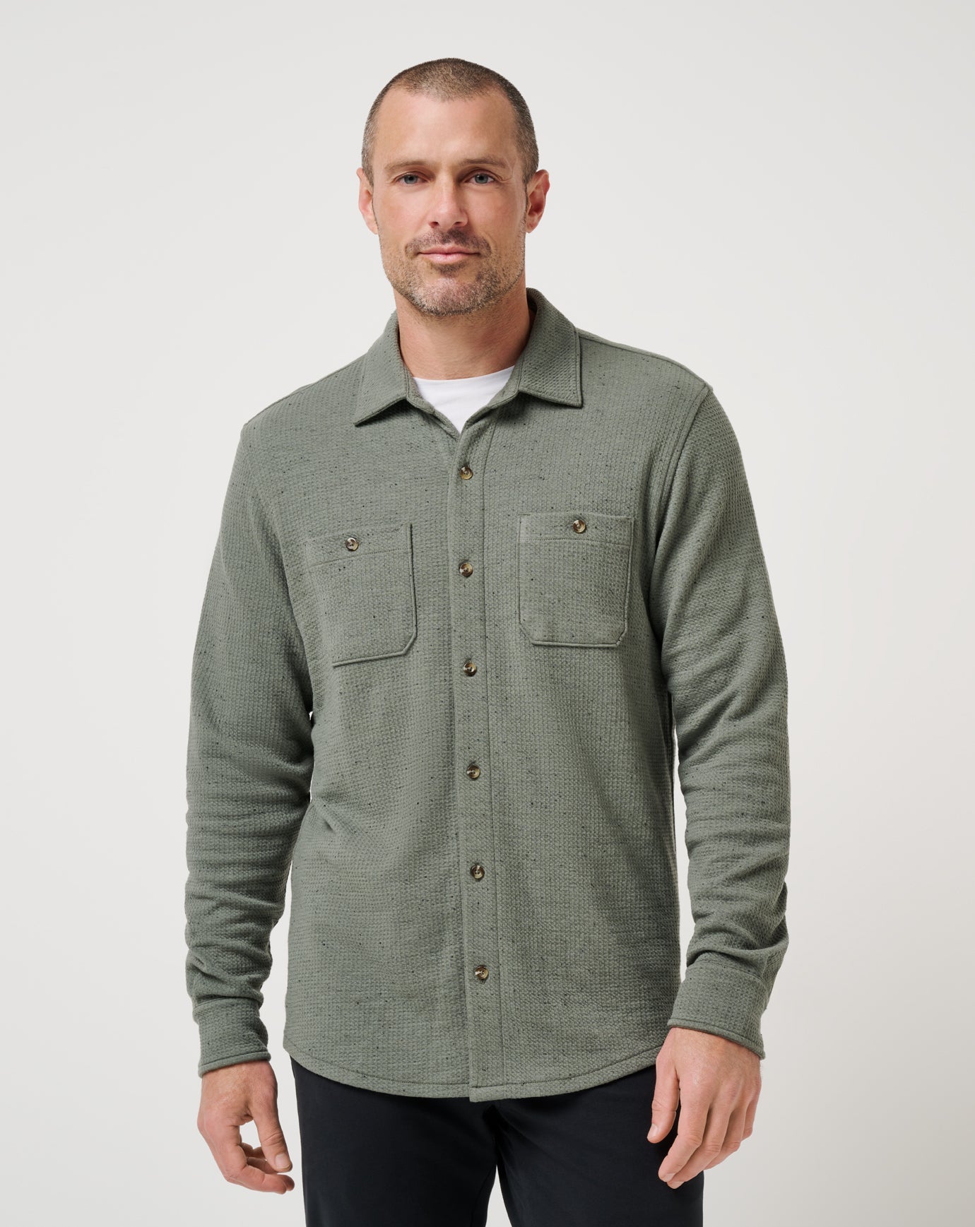 Cloud Waffle Shirt Jacket