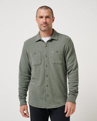 Cloud Waffle Shirt Jacket