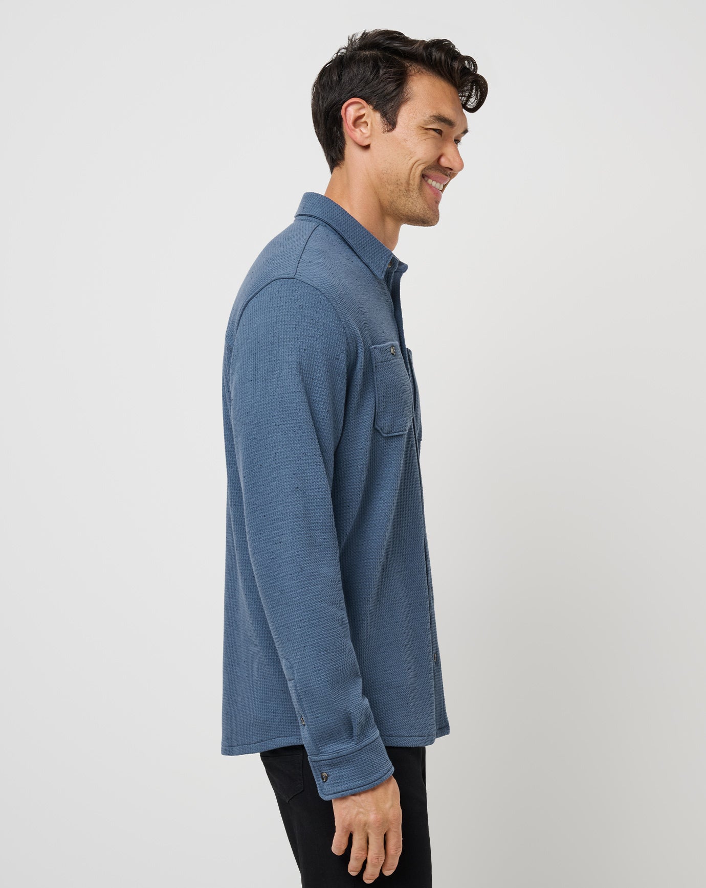 Cloud Waffle Shirt Jacket