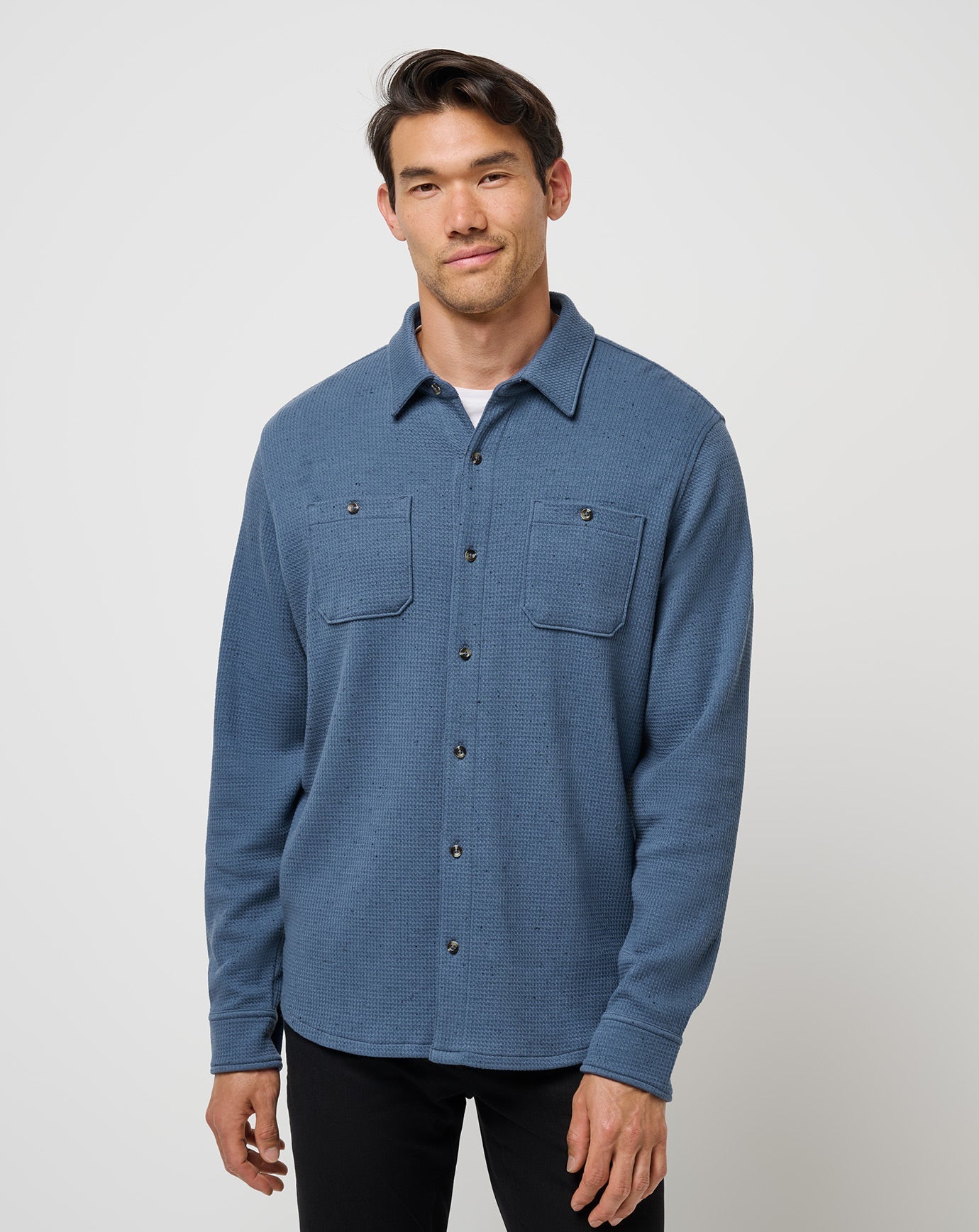 Cloud Waffle Shirt Jacket