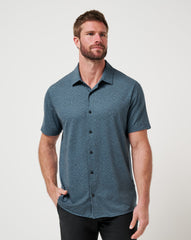 Knit Featherweight Night Button-Up