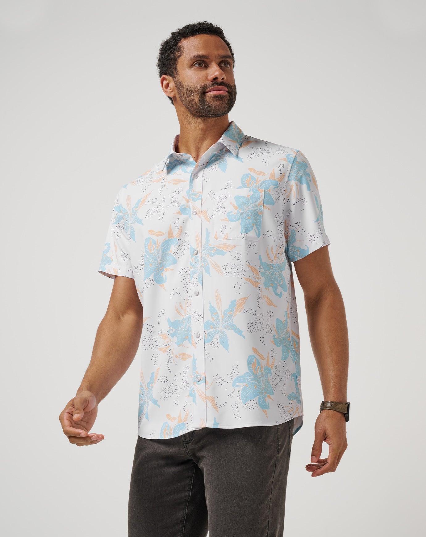 Techwoven Board Battle Button-Up