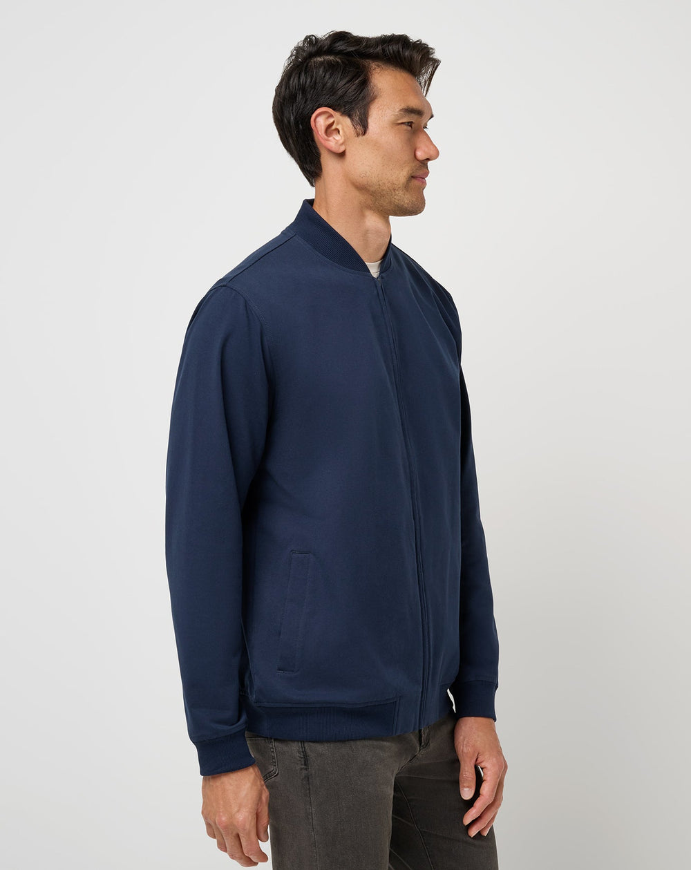 Stretchknit Bomber Jacket