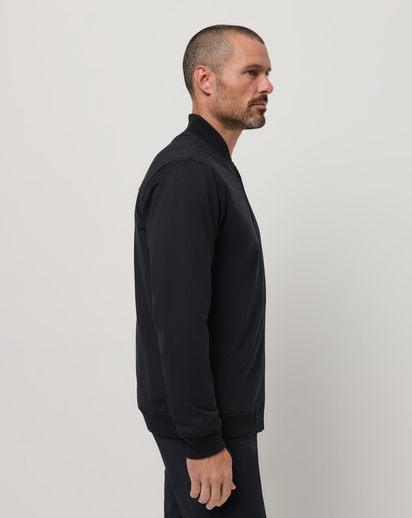 Stretchknit Bomber Jacket