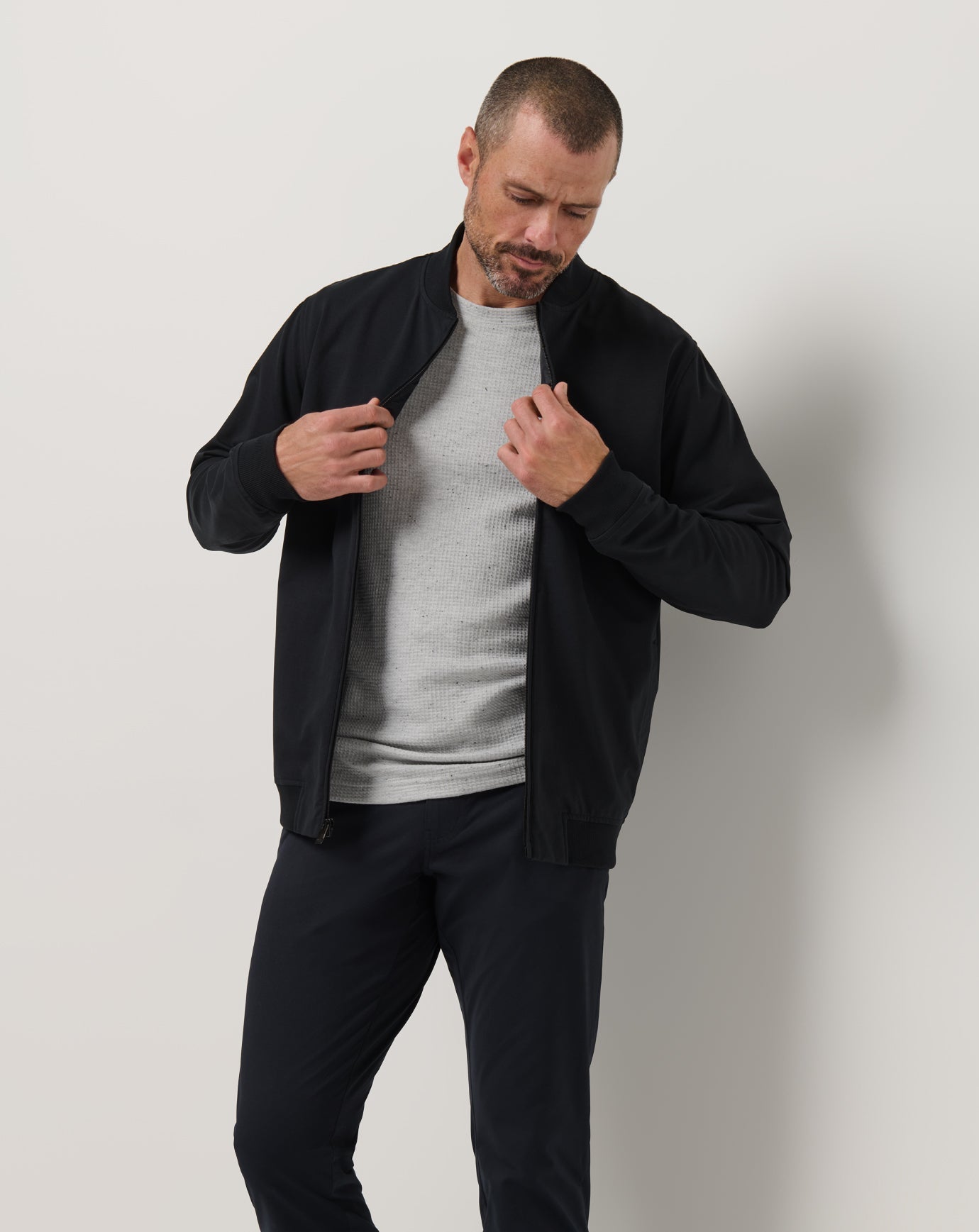 Stretchknit Bomber Jacket