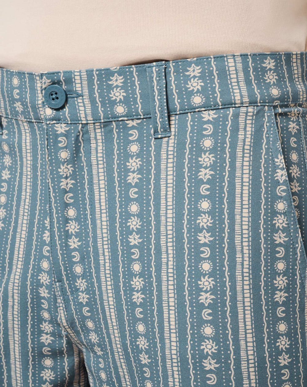 Tech Chino Print Short 8In