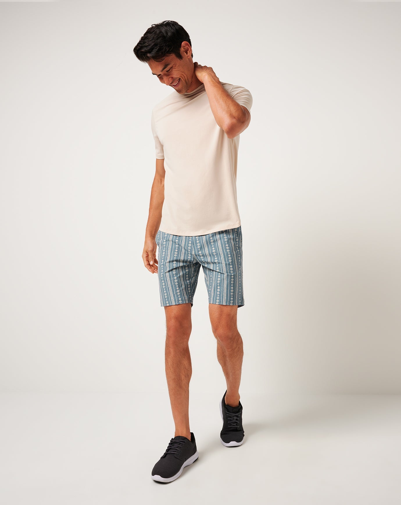 Tech Chino Print Short 8In