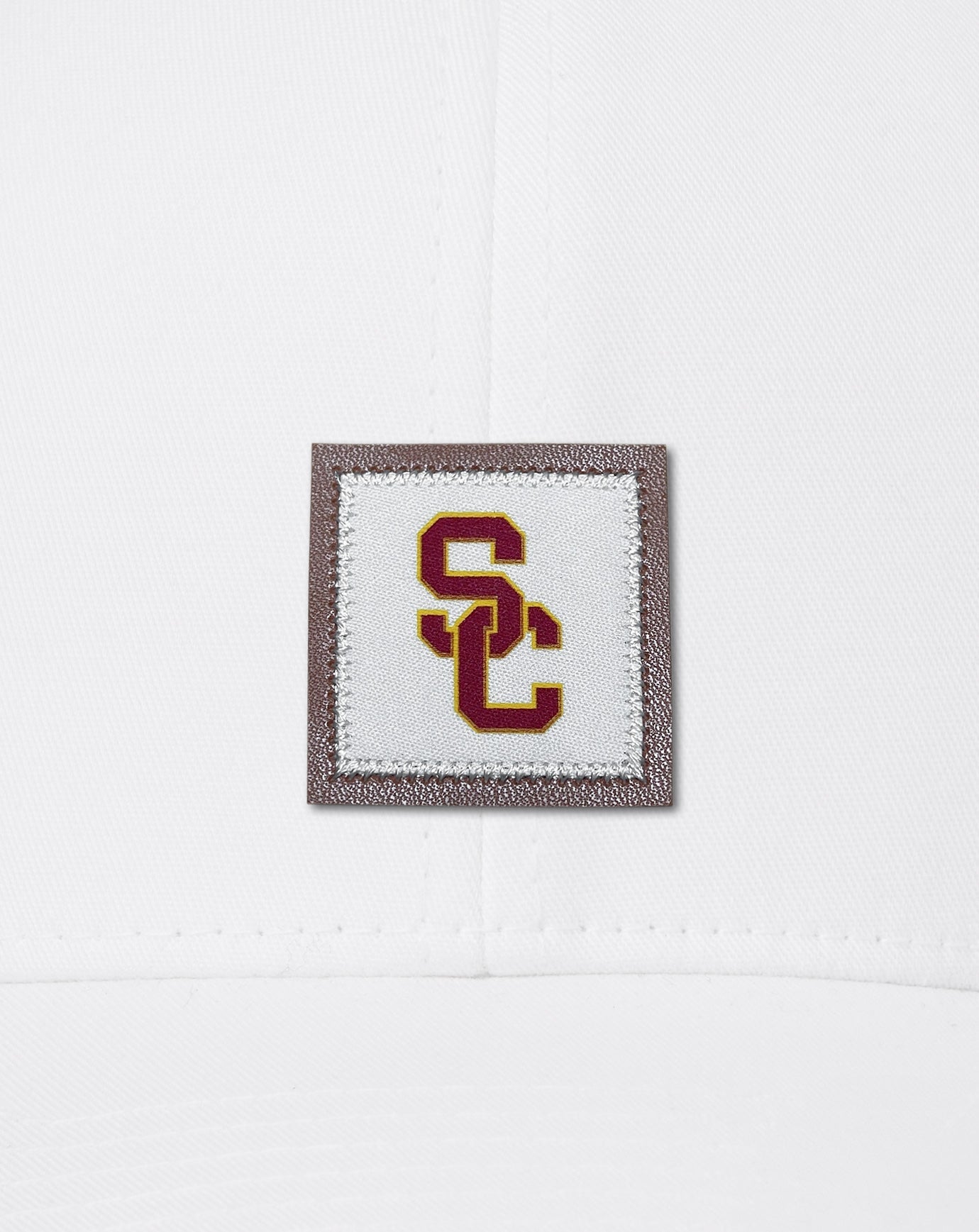 USC Leather Patch Snapback Hat