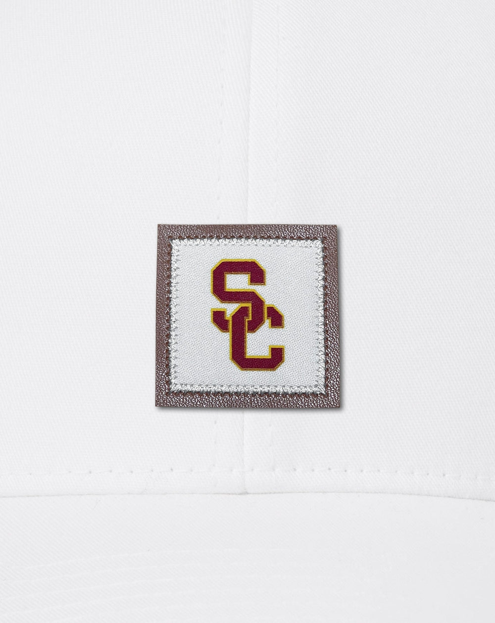 USC Leather Patch Snapback Hat