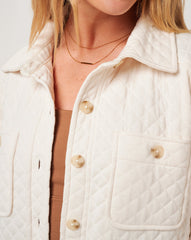 Diamond Quilted Shacket