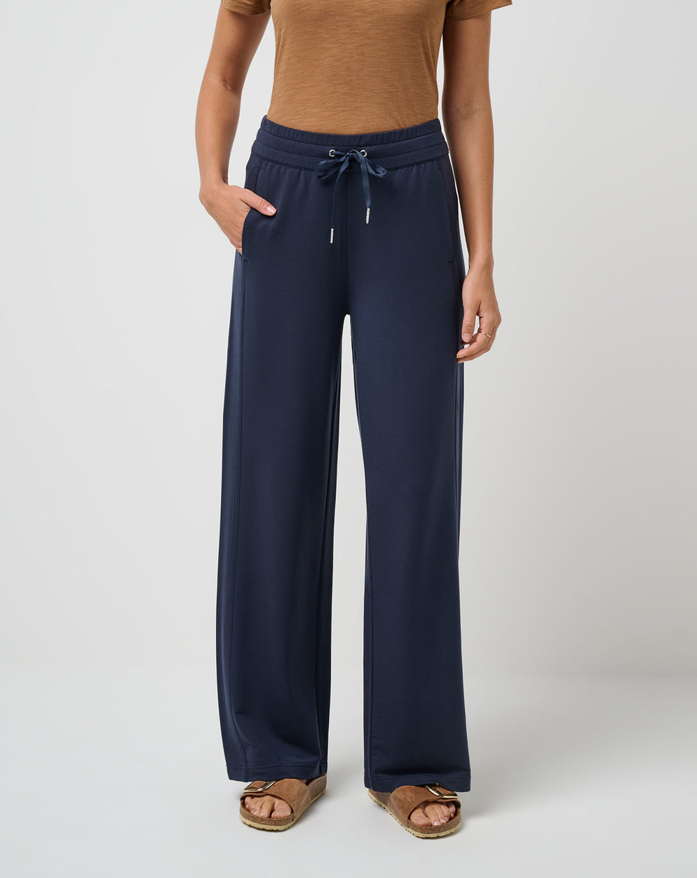 Cloud Terry Wide Leg Pant