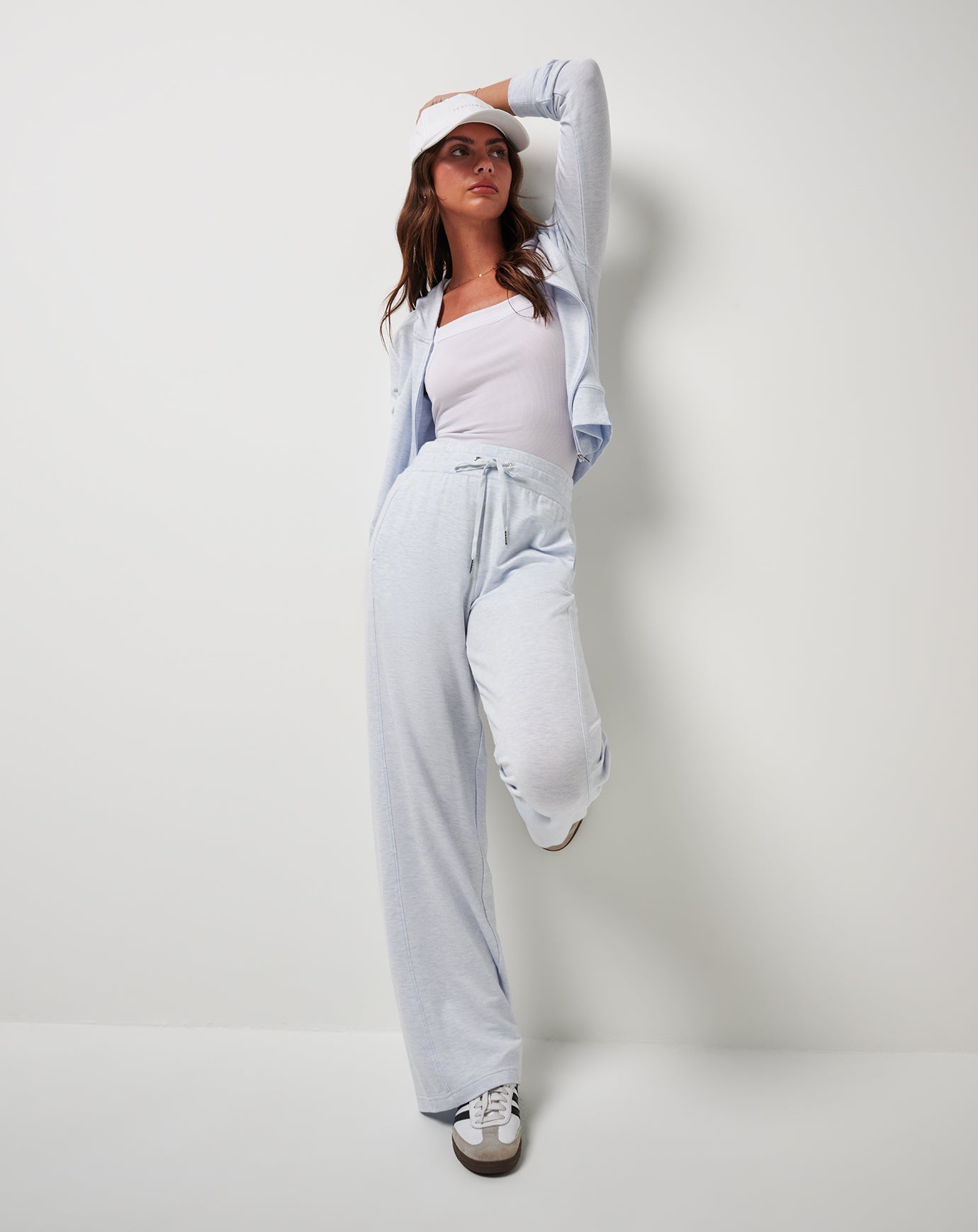 Cloud Terry Wide Leg Pant