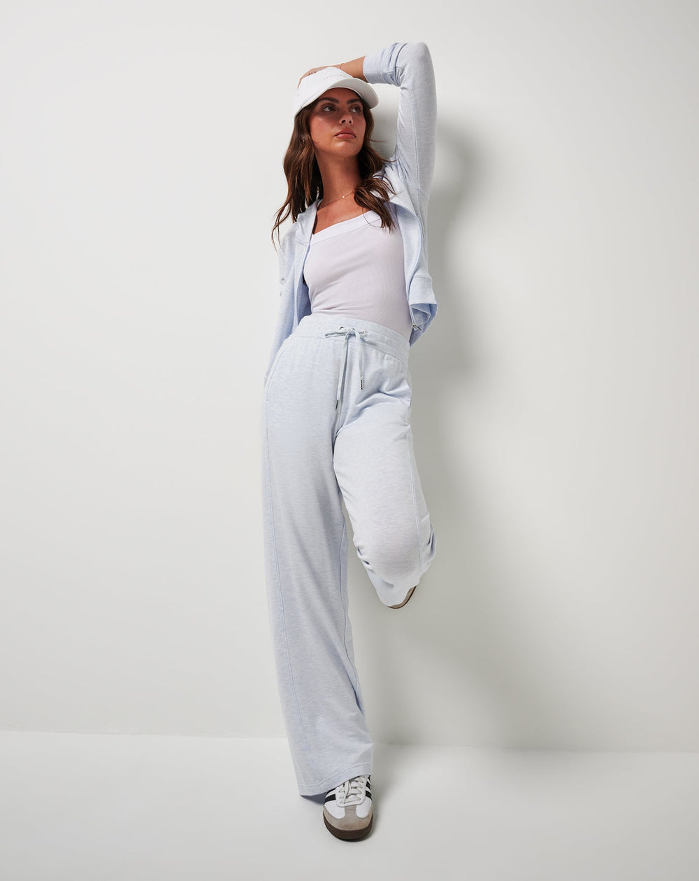Cloud Terry Wide Leg Pant