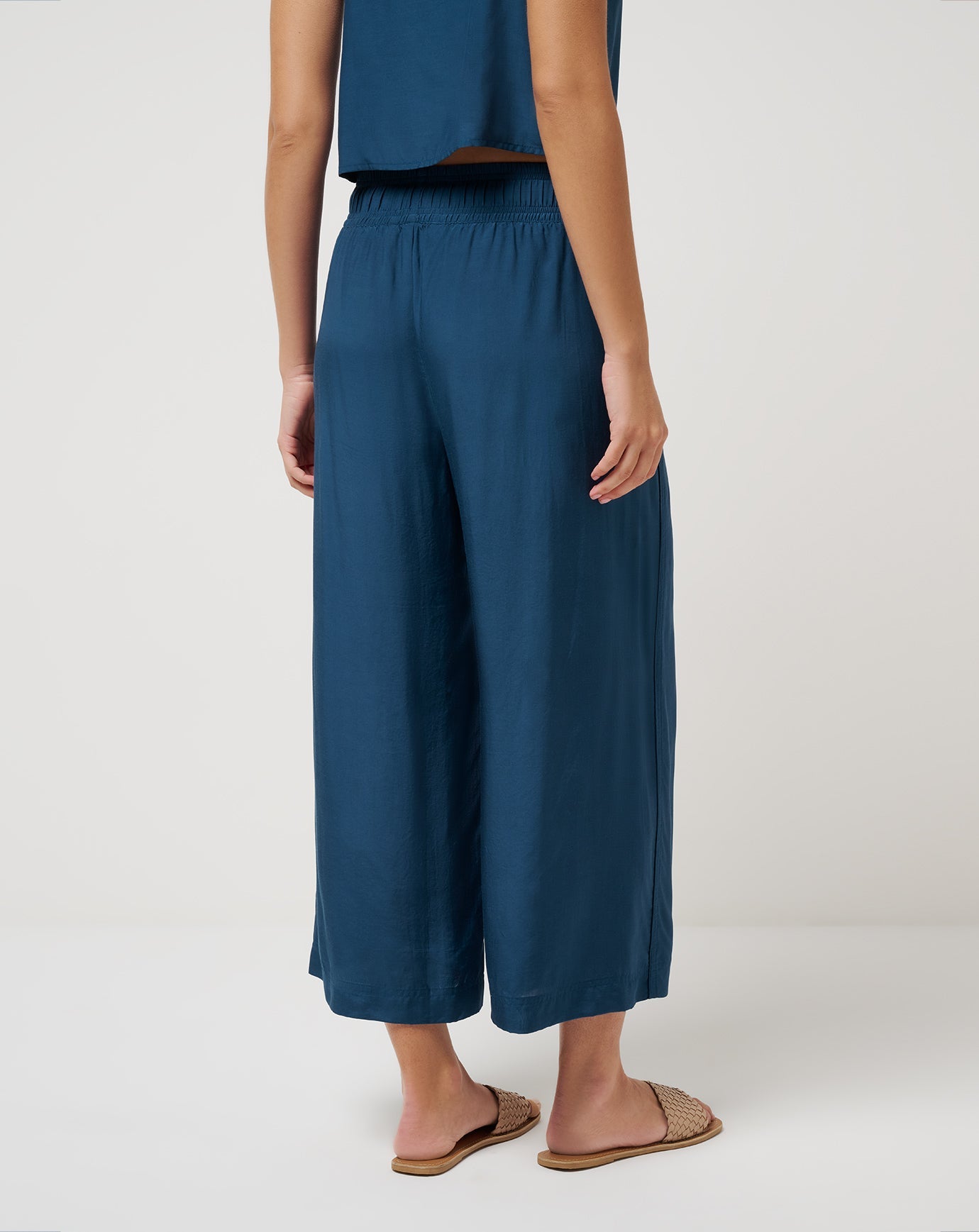 Savanna Cropped Wide Leg Pant
