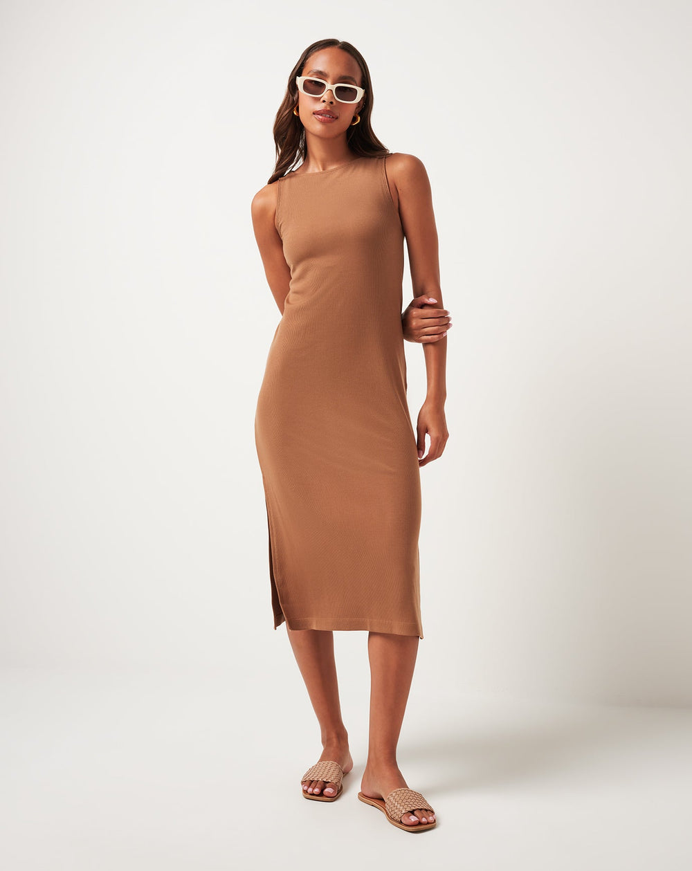 Cloud Rib Hadley Wood Dress