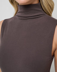 Cloud Rib Mock Neck Dress