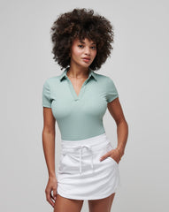 Moveknit Vneck Polo