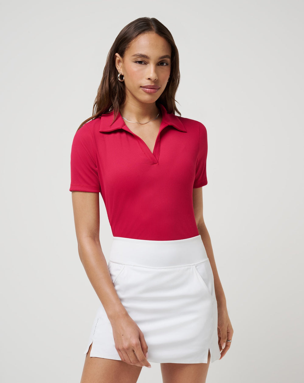 Moveknit Vneck Polo