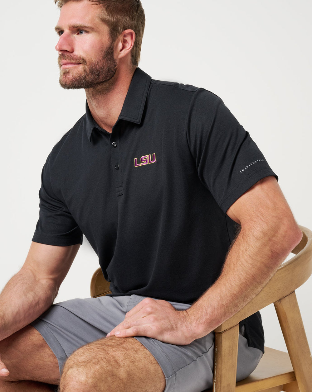 LSU School Pride Polo